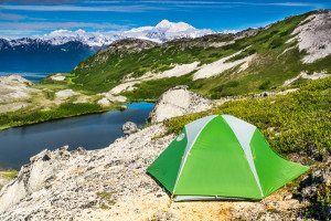 Mt McKinley and Tent