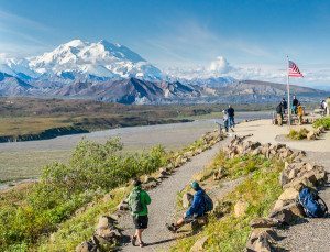 Mt McKinley viewed from Eielson